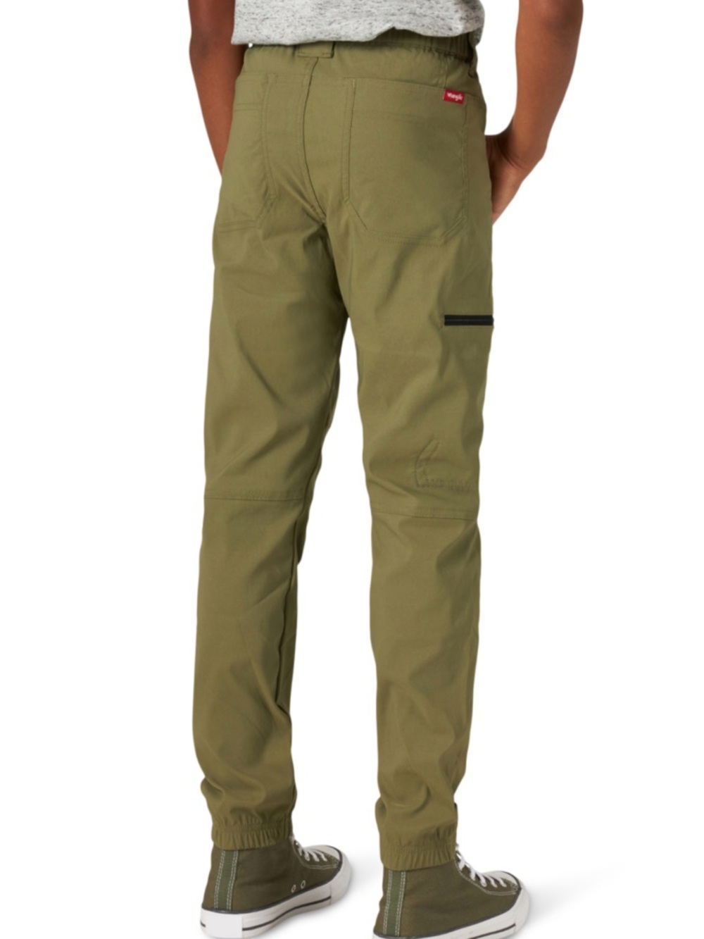 Wrangler Boys XL (18/20) Olive Green Outdoor Joggers - Fits Women’s Small